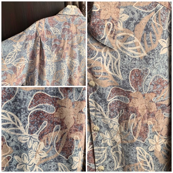 🌴 Reverse Fabric Hawaiian Camp Shirt 🌴 - Picture 5 of 8